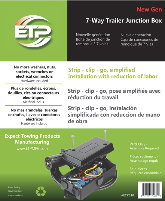 Quick Connect Junction Box Kit  - ETP610